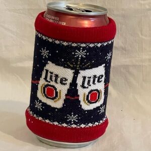 Miller Lite Knit Can Coozie